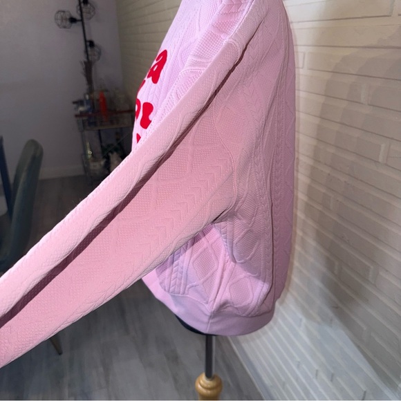 Grayson Threads Pink Santa Baby Oversized Holiday Sweater, Women’s Size XS - Picture 3 of 9